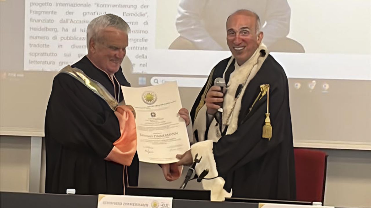 Il conferimento del Dottorato honoris causa Bernhard Zimmermann