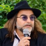 Enrico Terrinoni durante l'incontro al Palazzo della cultura di Cassino