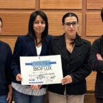 Da sinistra: Giuseppe Staffieri, Arianna Pittiglio, Martina Petitti e Lorenzo Maiuri, i protagonisti del progetto Bioflux