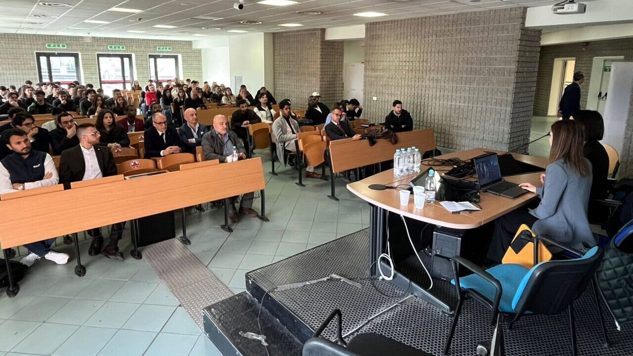 Un momento dell'Unicas career day al Dicem, marzo 2026