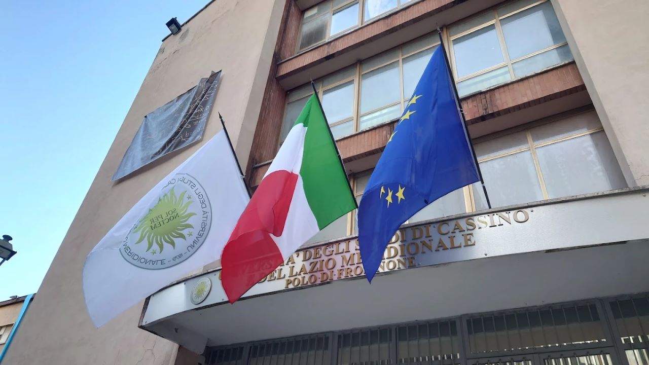 L'ingresso del Polo di ingegneria a Frosinone