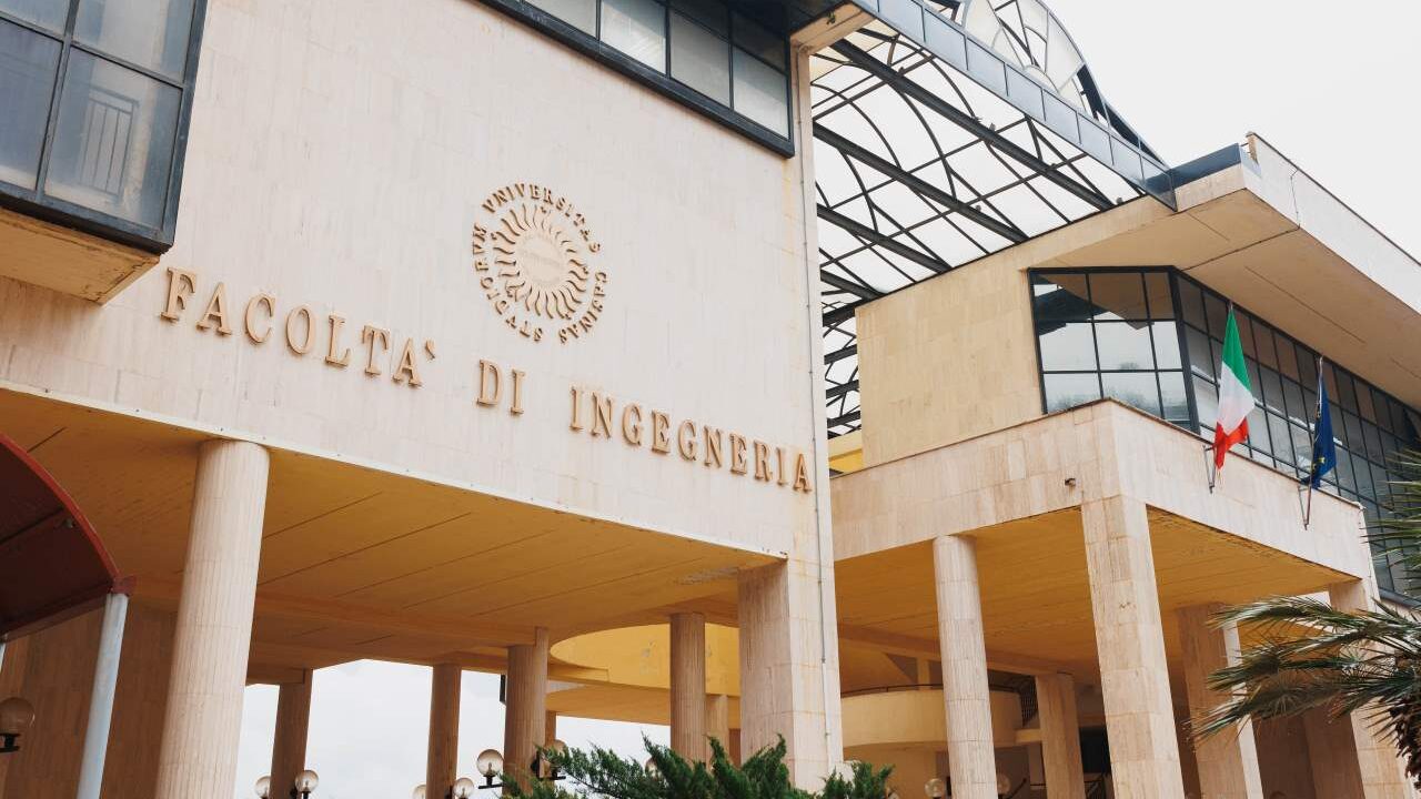 L'edificio di ingegneria a Cassino