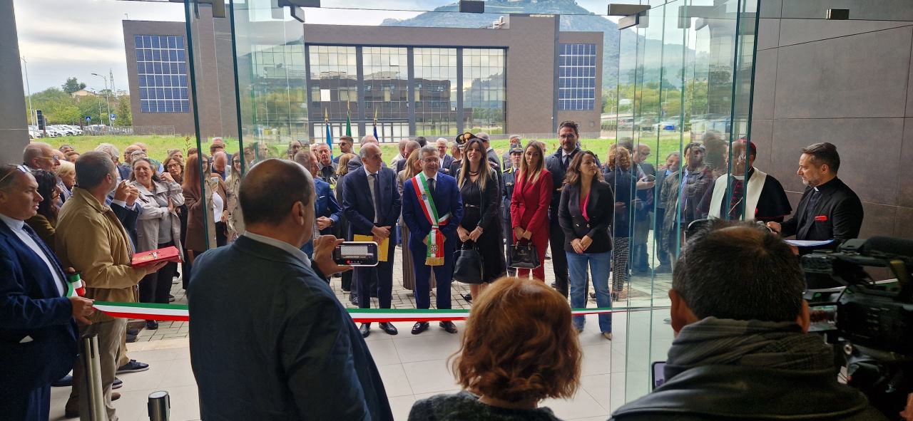 L'inaugurazione del nuovo edificio di Lettere e Filosofia, nell'ottobre 2024, al Campus Folcar