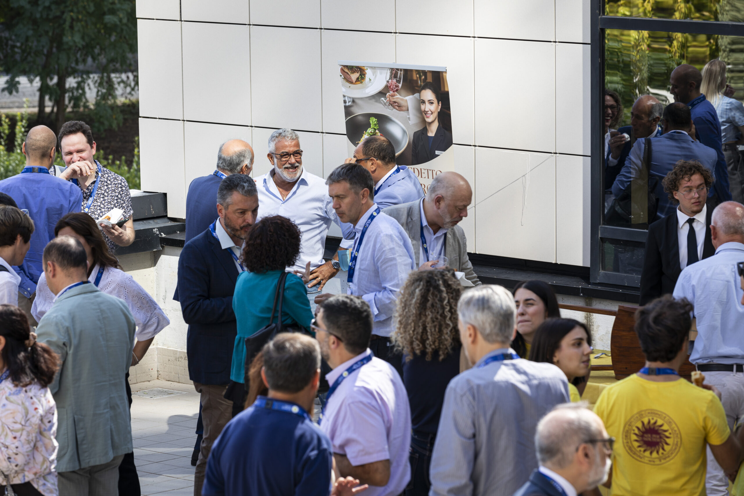 Un pausa dei lavori durante la EUt+ Week di Cassino