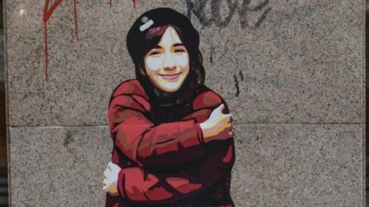 Il murales di Fabio Ingrassia per Giulia Cecchettin a Milano