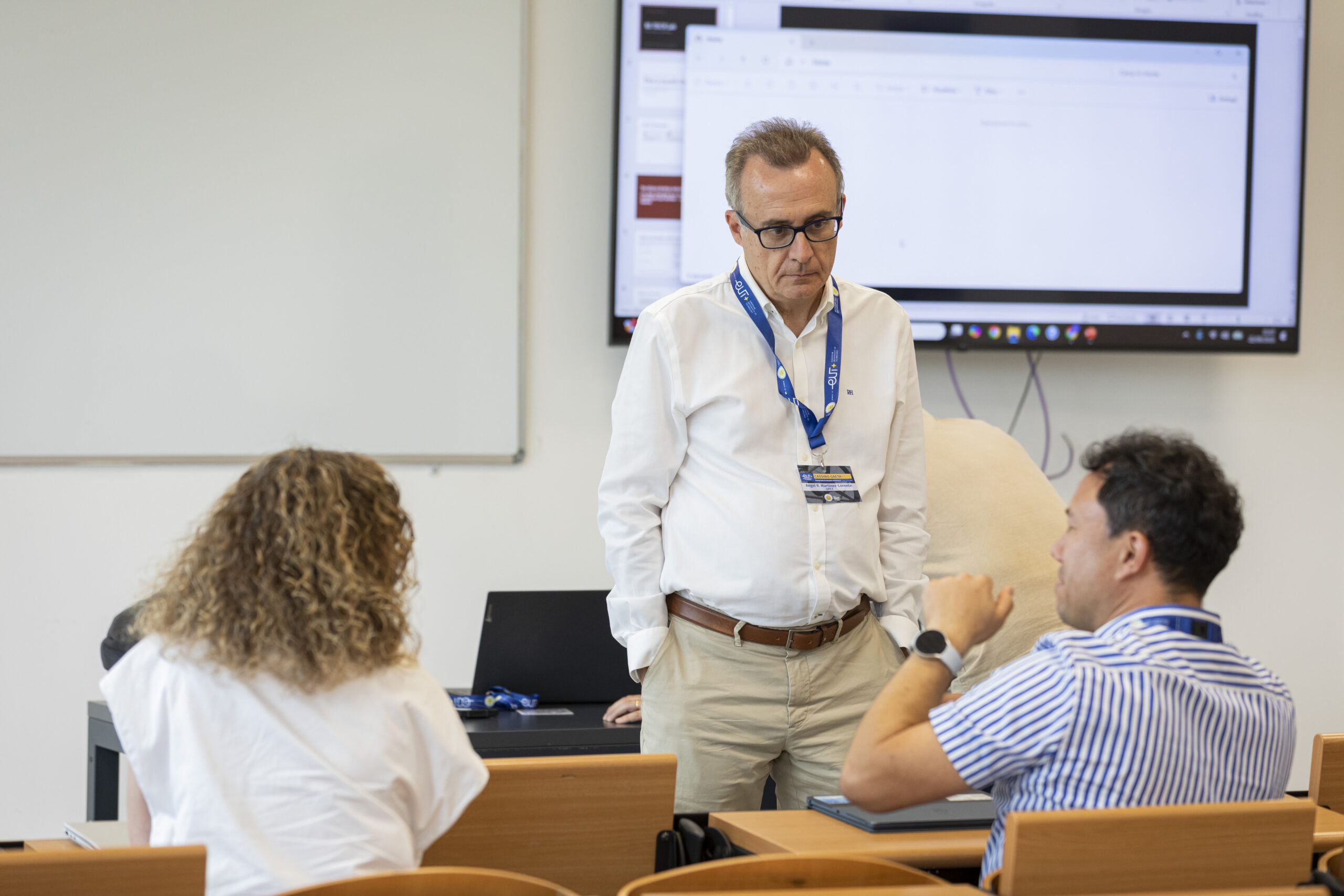 Un momento dei lavori durante la EUt+ Week di Cassino