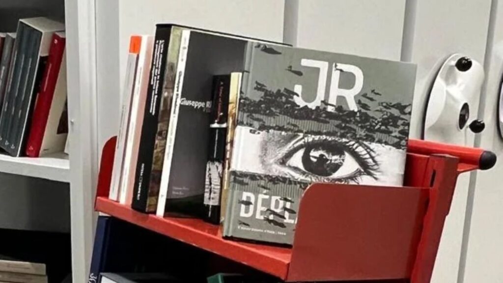 Un momento della catalogazione dei volumi donati alla Biblioteca umanistica Giorgio Aprea di Unicas da Gallerie d'Italia